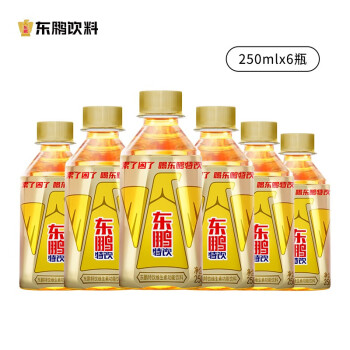 东鹏 特饮维生素运动功能饮料250ml*6瓶装电商专享升级包装