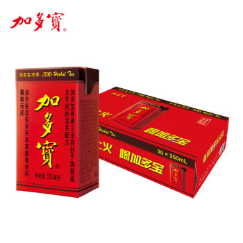 JDB 加多宝 凉茶 纯植物饮料250ml*30盒 礼盒装