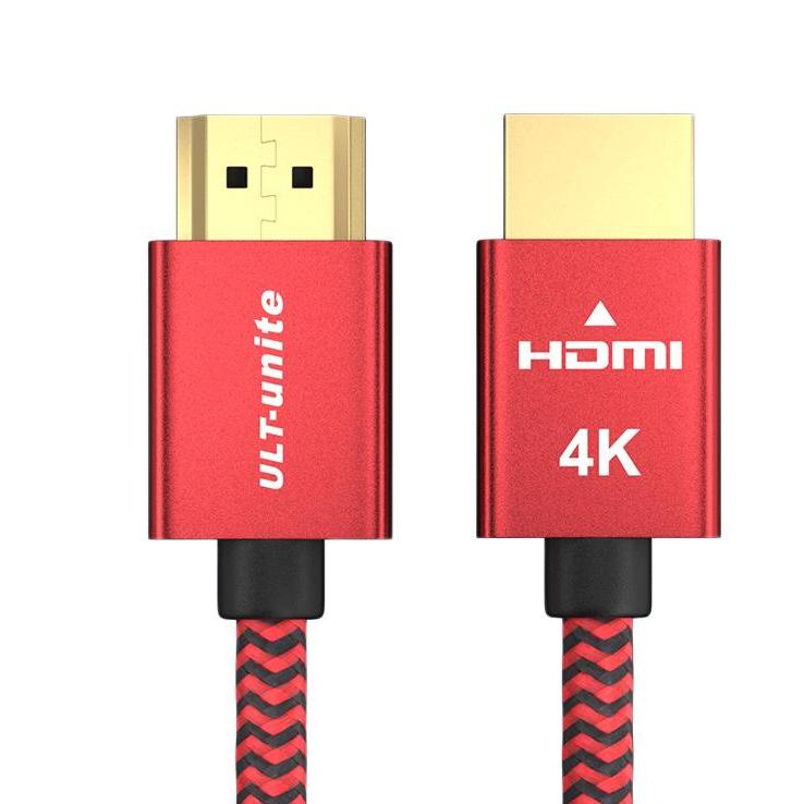 ULT-unite 优籁特 尊享版 HDMI2.0 视频线缆 3m 红色 9.9元