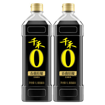 千禾 酱油 春曲原酿1L-2瓶