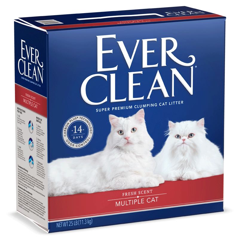 EVER CLEAN 铂钻 红标 膨润土猫砂 11.3kg 券后88元