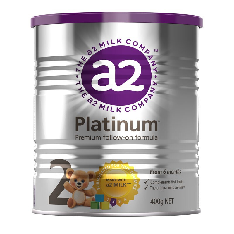 a2 艾尔 Platinum系列 较大婴儿奶粉 澳版 2段 400g 99元