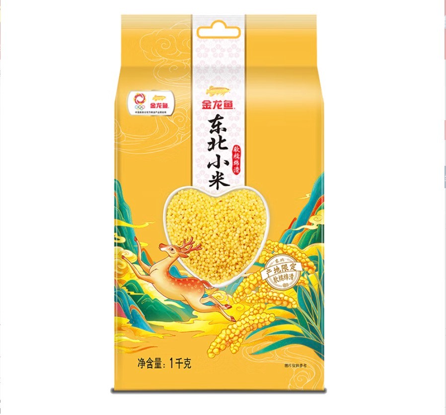 金龙鱼 东北小米 1kg 8.91元