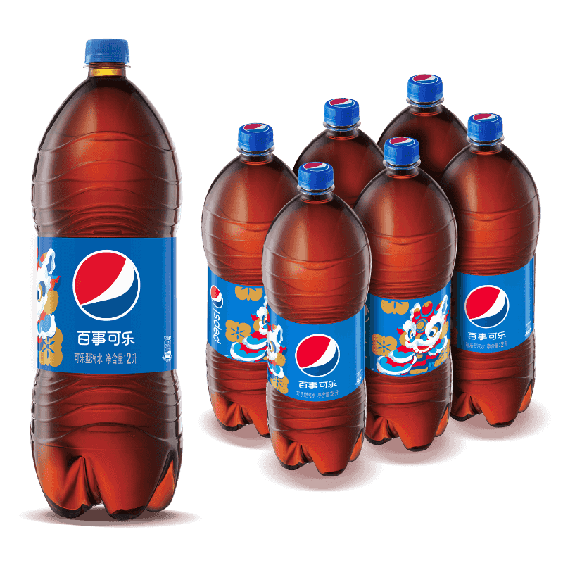 pepsi 百事 可乐 2L*6瓶 36.9元