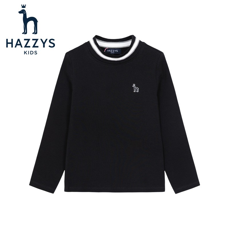 HAZZYS 哈吉斯 男童打底衫 券后69元