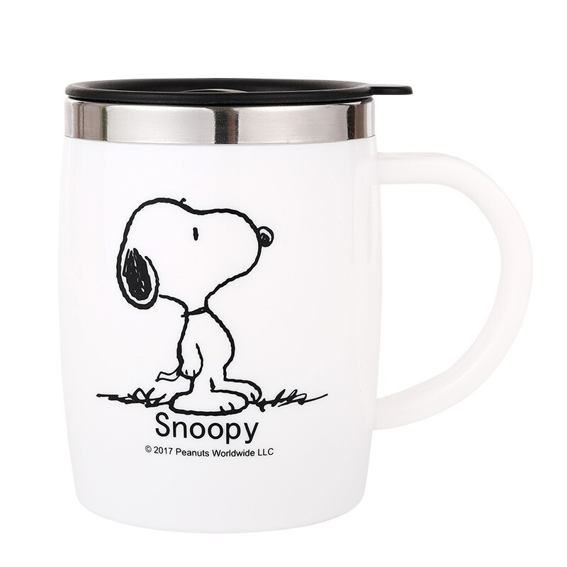 SNOOPY 史努比 DP-5002 保溫杯 420ml 白色 25元