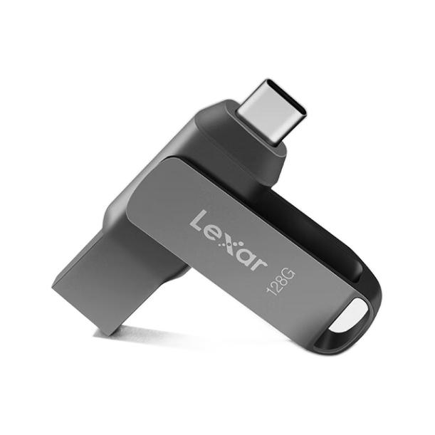 Lexar 雷克沙 D400 USB3.1U盘 128GB Type-C 券后59.9元