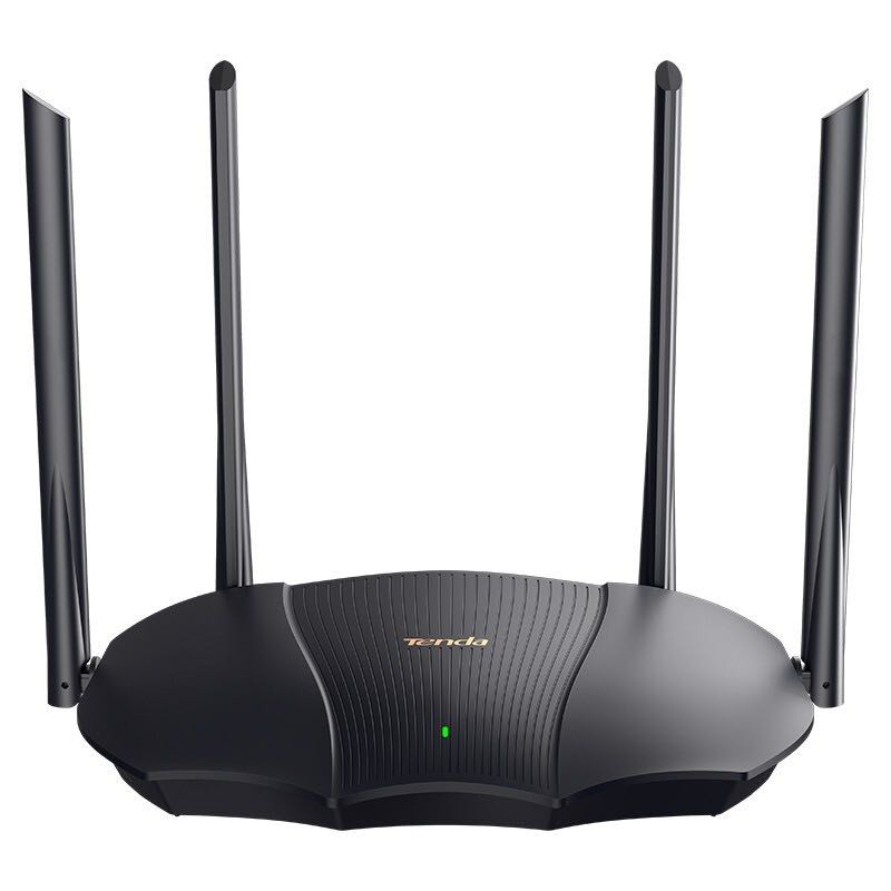 限移动端：Tenda 腾达 AX12 双频3000M 家用千兆无线路由器 Wi-Fi 6（802.11ax）黑色 155元