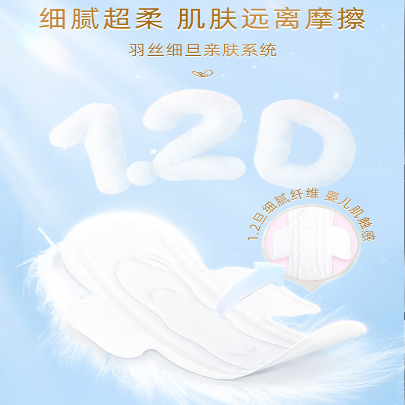 京东百亿补贴:七度空间 新极薄透气 棉柔透气 245mm*10片 （棉柔表层） 7.90元包邮