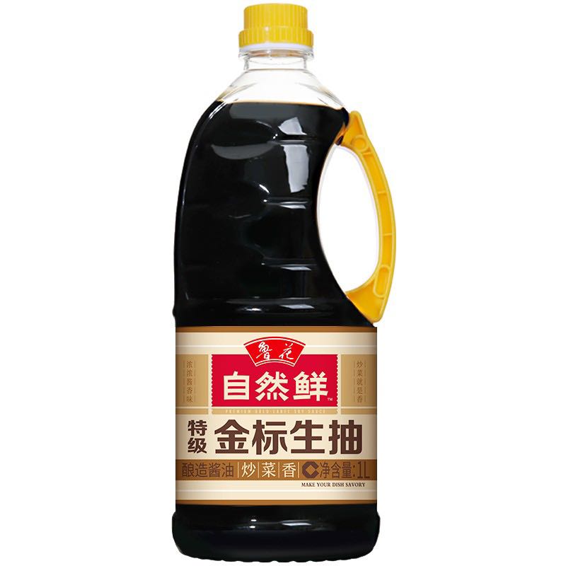 luhua 魯花 生抽1L 特級生抽 醬油 券后4.4元