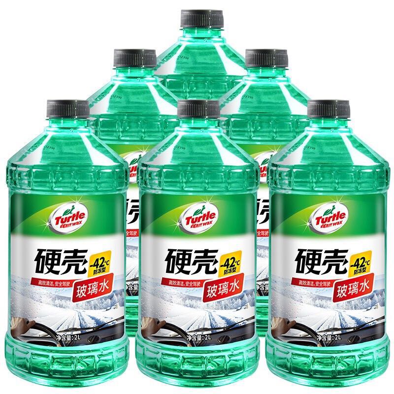 Turtle Wax 龟牌 硬壳 G-4083 液体玻璃水 -42℃ 2L 6瓶 券后93.4元