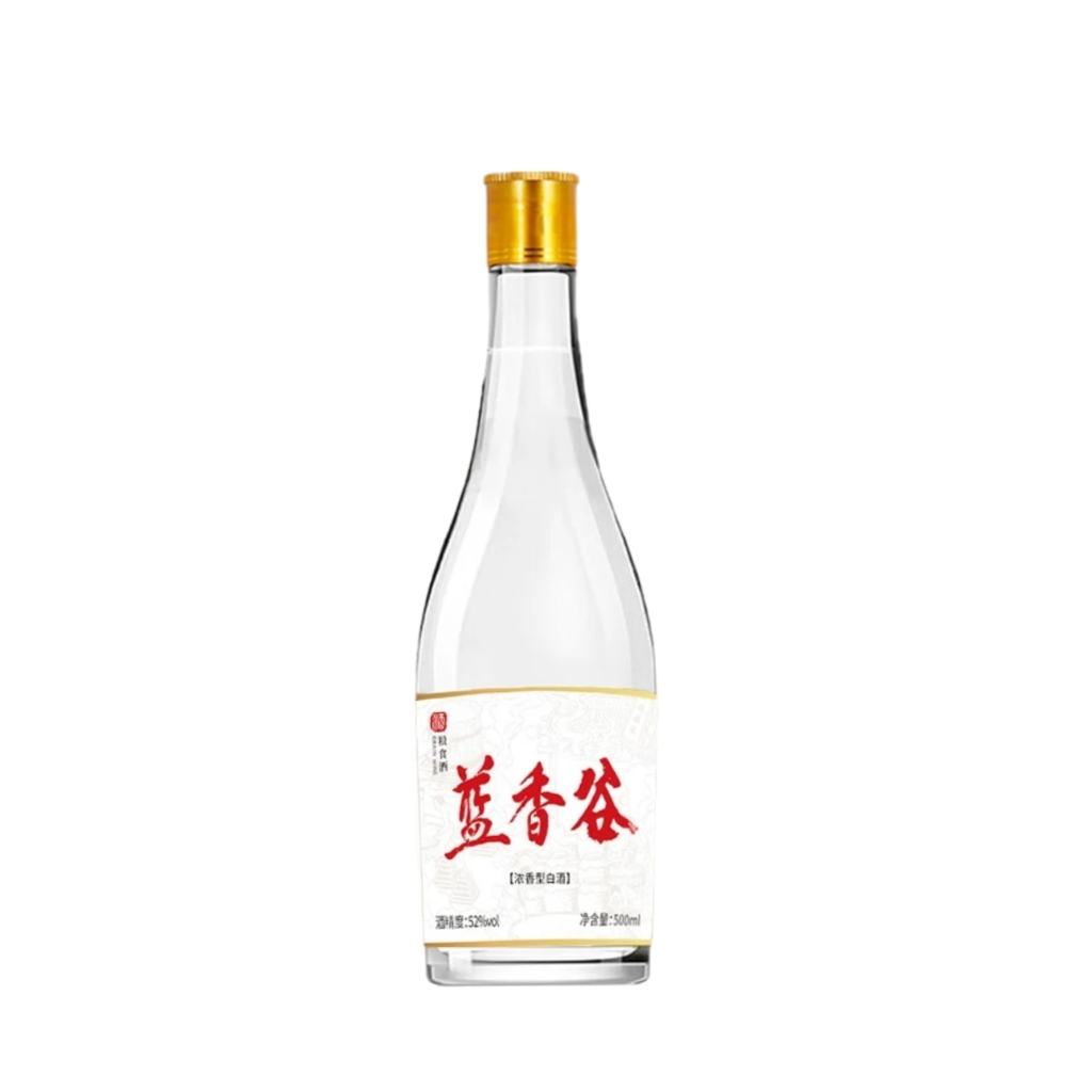 蓝香谷 粮食酒 52度浓香型白酒 500ml 1瓶 9.9元包邮(需关注店铺)