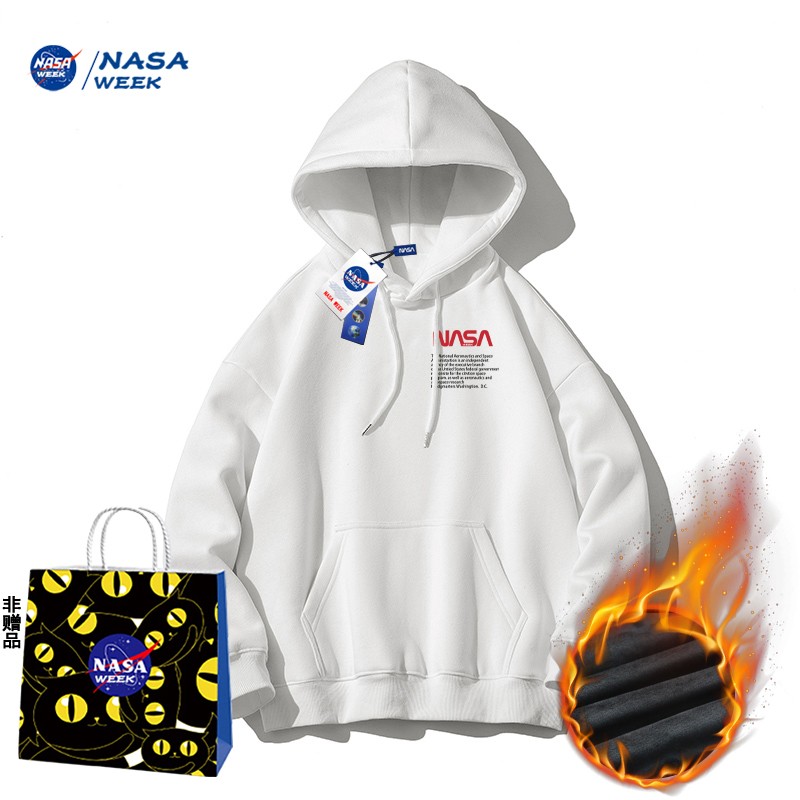拍2件 【NASA】圆领情侣窽卫衣+卫裤