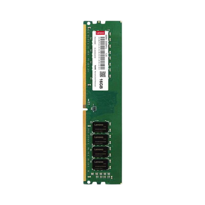 Lenovo 聯(lián)想 DDR4 3200HMz 臺(tái)式機(jī)內(nèi)存 普條 綠色 16GB 189元