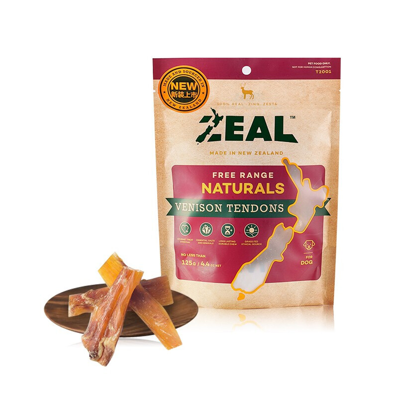 ZEAL 真致 狗 鹿筋条 125g 券后81元