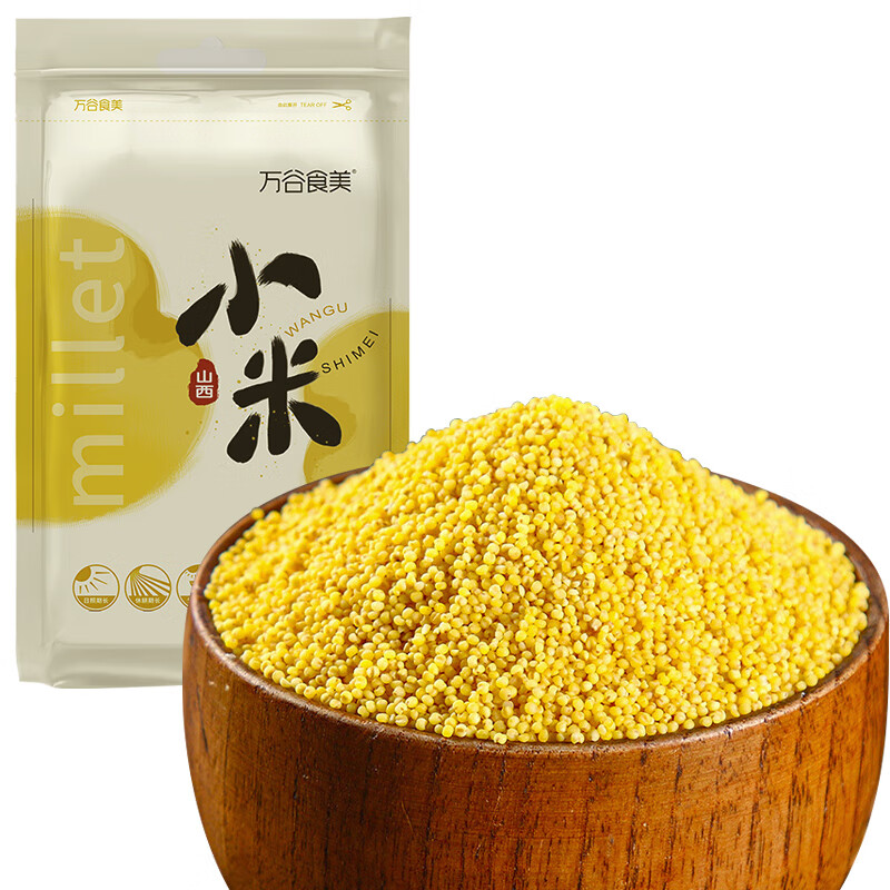 萬谷食美 黃小米 1kg 7.9元