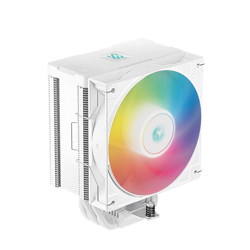 九州风神 玄冰500ARGB数显版CPU风冷散热器白色（可视化温度感知/240W/避位塔体/ARGB低噪风扇） 189元