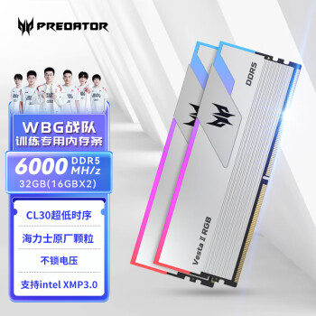 PREDATOR 宏碁掠奪者 32G(16G×2)套裝 DDR5 6000