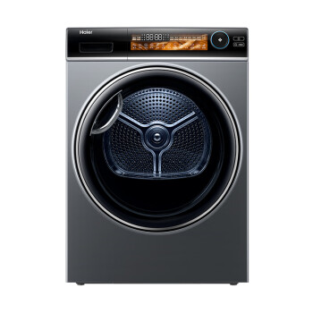 Haier 海尔 精华洗系列10KG滚筒烘干机 晶彩屏 双擎热泵 一键智烘 EHGS100MATE85