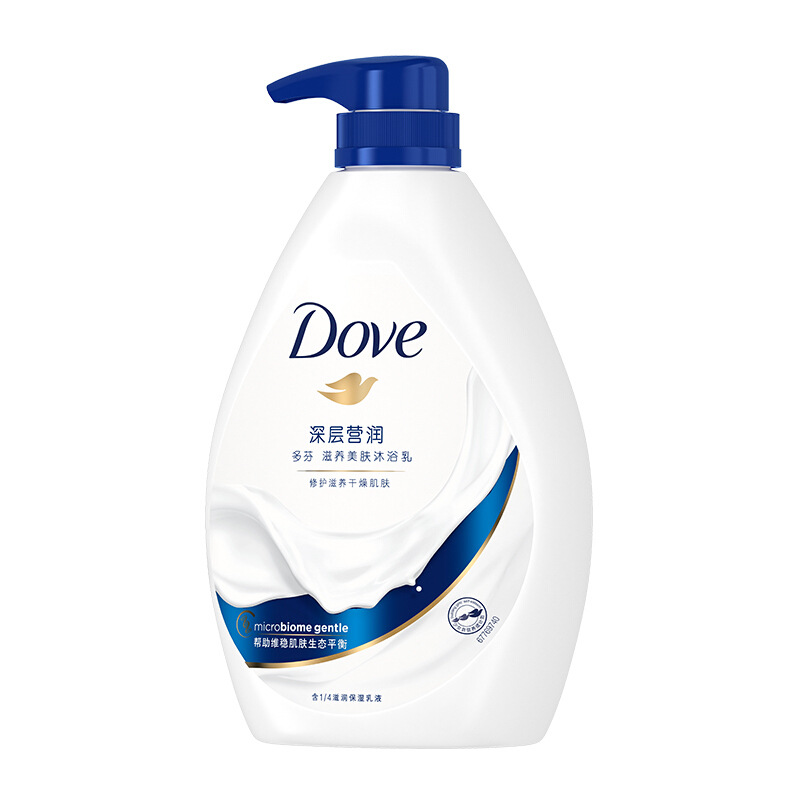 Dove 多芬 滋养美肤沐浴乳 深层营润 1kg 22.34元（需买2件，需用券）