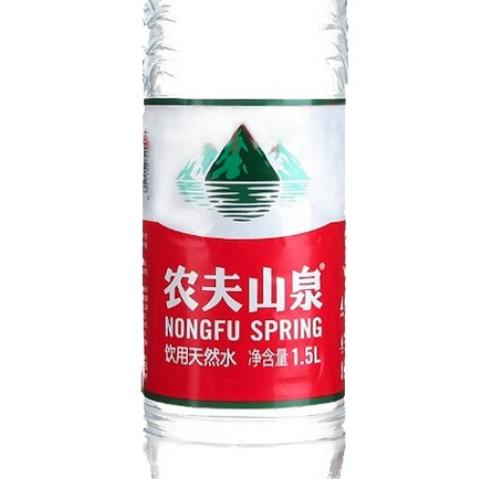 農夫山泉 飲用水 飲用天然水1.5L 1*12瓶 整箱裝 34.9元