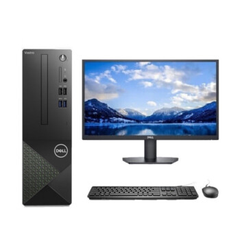 DELL 戴尔 3710 商用 台式机电脑 I5-12400/16G/1T+256G固态/730独显4G/23.8英寸显示器/定制 企业专属