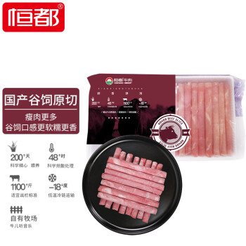 HONDO 恒都 精选牛肉卷 500g