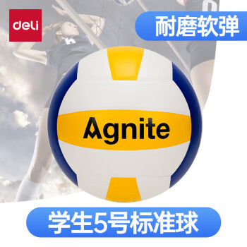 Agnite 安格耐特 得力学生训练排球 5号PVC