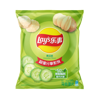 Lay's 乐事 马铃薯片 黄瓜味 135g