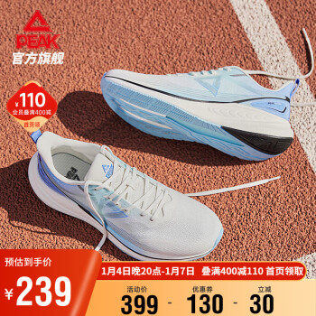 PEAK 匹克 态极骋风跑步鞋男鞋春季轻便减震耐磨训练慢跑鞋运动鞋男DH410037