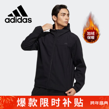 adidas 阿迪达斯 加绒休闲时尚潮流防风保暖舒适加绒外套HP1414 A/XL