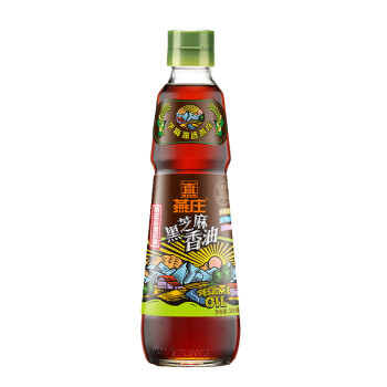 燕庄 黑芝麻香油 头道初榨 纯物理压榨300ml