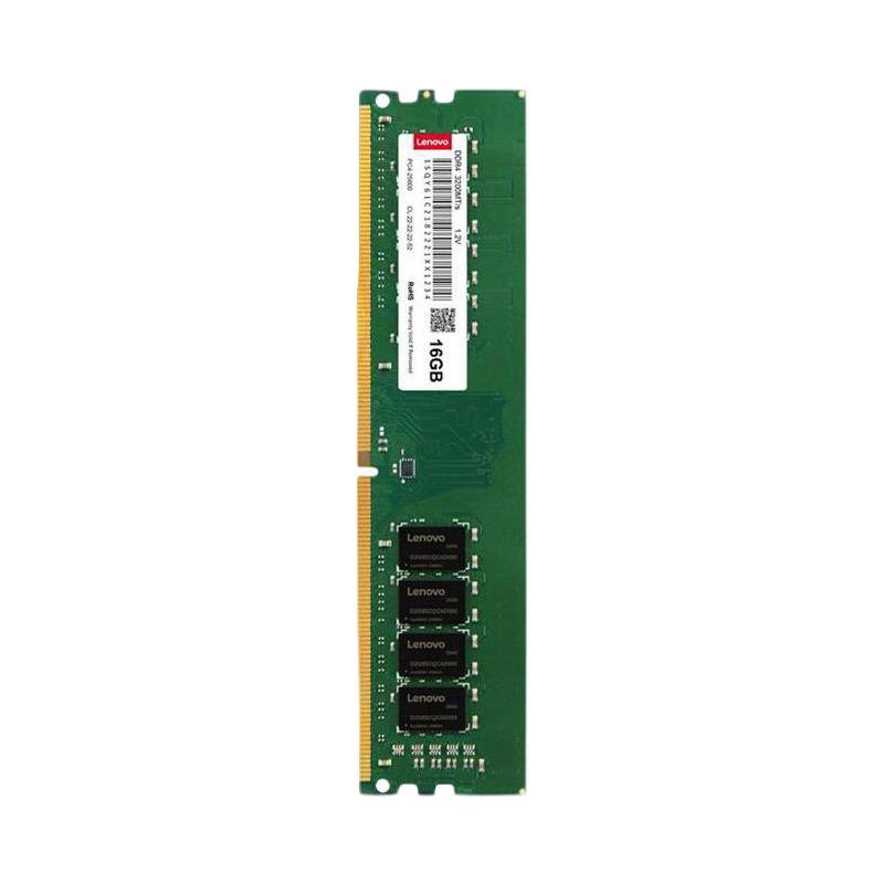 Lenovo 联想 DDR4 3200HMz 台式机内存 普条 绿色 16GB 189元
