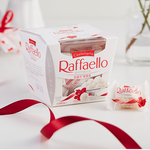 Raffaello 費(fèi)列羅拉斐爾 椰蓉扁桃仁糖果酥球 150g 39.6元