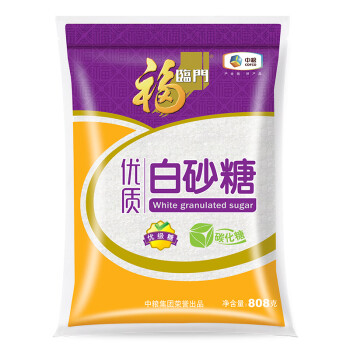 福临门优级白砂糖白糖碳化糖调味糖808g西点烘焙中粮出品