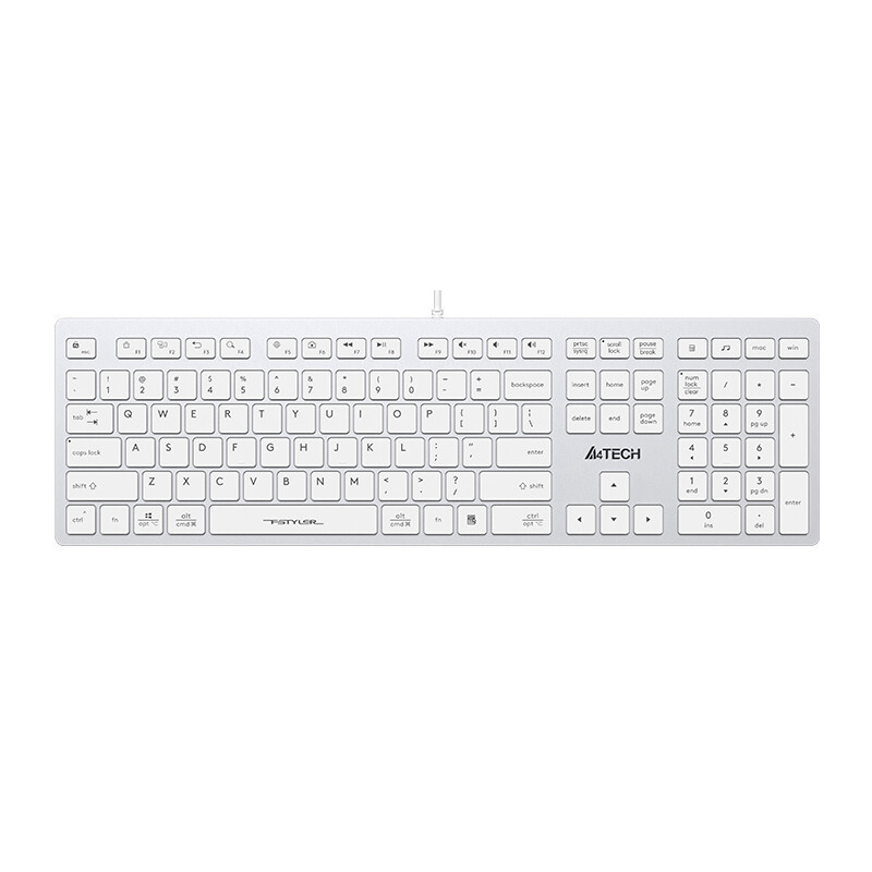 A4TECH 双飞燕 飞时代 FX50 有线薄膜键盘 109键 119元