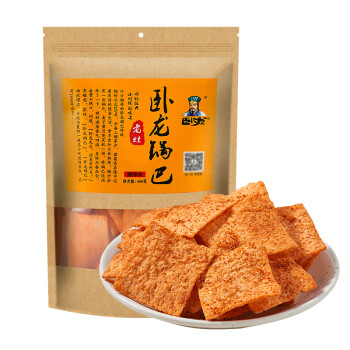 卧龙食品 老灶 锅巴 爆辣味 400g