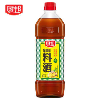 厨邦 料酒 葱姜汁料酒 传统黄酒酿造精制葱姜料酒 去腥添香1L