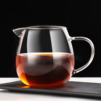 BAIJIE 拜杰 小龙胆公道杯 耐热玻璃公道杯玻璃分茶器茶海茶具配件茶杯250ML