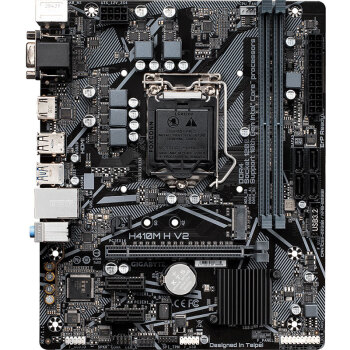 GIGABYTE 技嘉 H410M H V2 M-ATX主板（Intel LGA1200、H410）