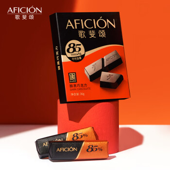 AFICIÓN 歌斐颂 85%醇黑巧克力 40g