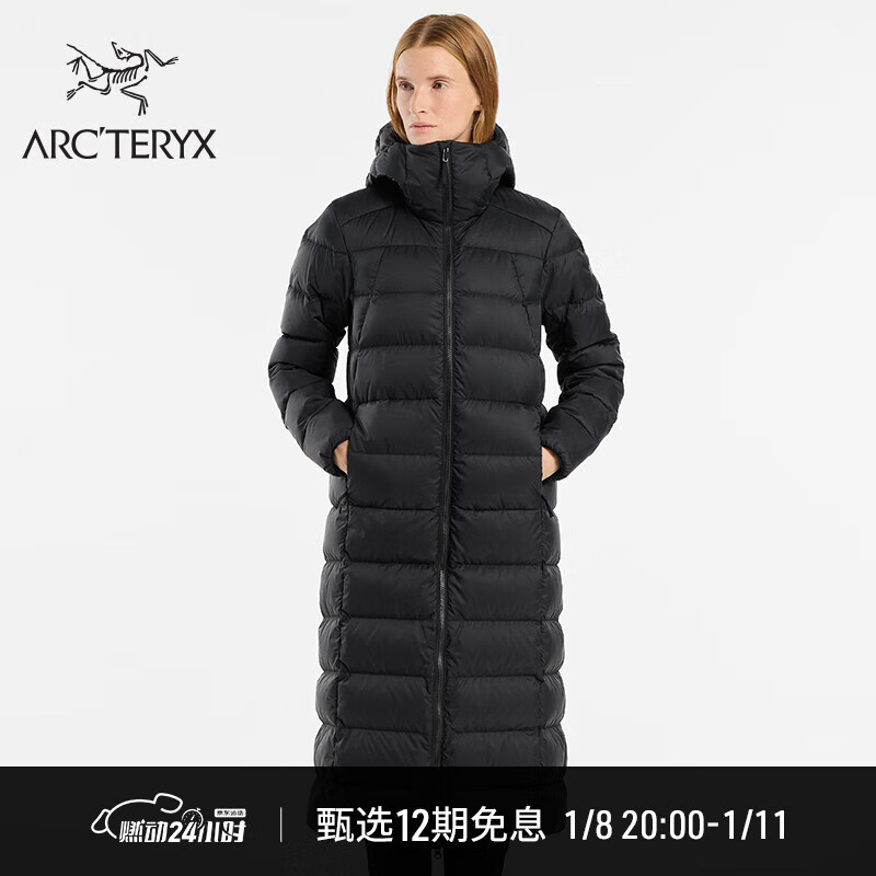 ARC'TERYX 始祖鸟 ARC’TERYX始祖鸟 THORIUM PARKA 保暖 女子 羽绒大衣 Black/黑色 M 7000元