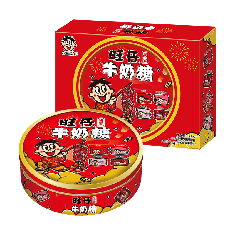 Want Want 旺旺 旺仔牛奶糖 綜合口味 300g 44.91元