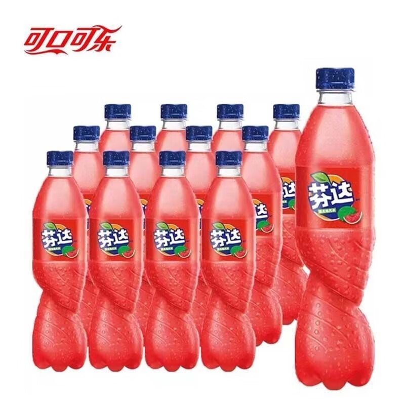 可口可樂 Coca-Cola 芬達西瓜味500ml*12瓶 20.9元包郵（需首購禮金）