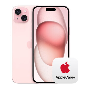 Apple 苹果 iPhone 15 Plus (A3096) 512GB 粉色 支持移动联通电信5G 双卡双待手机