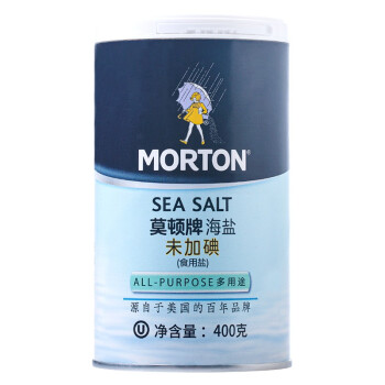 MODUN 莫顿 未加碘 海盐 400g