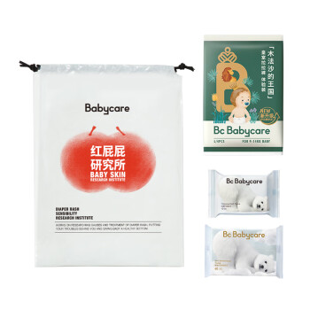 babycare 木法沙禮袋拉拉褲L4片棉柔巾濕巾