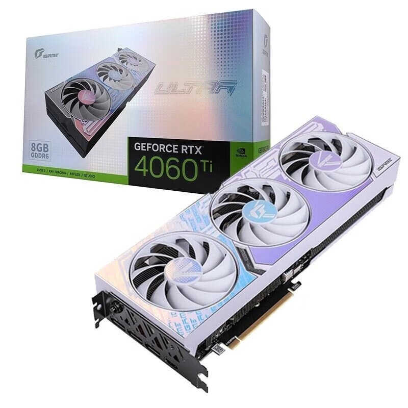 COLORFUL 七彩虹 iGame GeForce RTX 4060 Ti Ultra W OC 8GB 显卡 2869元（晒单返50元E卡）