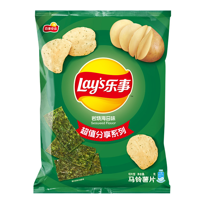 Lay's 乐事 马铃薯片 岩烧海苔味 75g 5.53元（16.59元/3件）