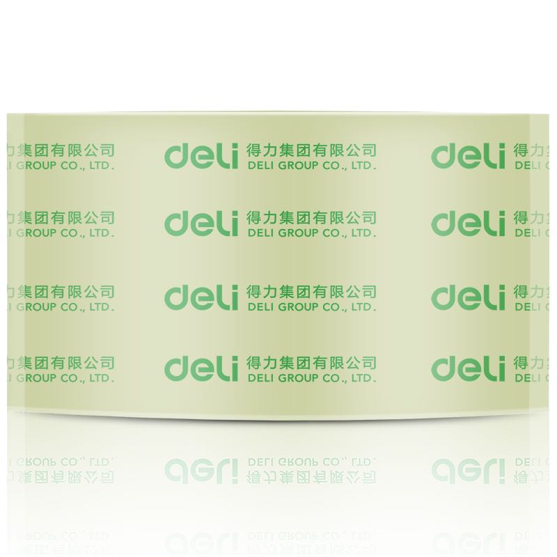 deli 得力 高品质高透明封箱胶带/打包胶带 60mm*100y*50um(91.4m/卷) 单卷装 办公用品 30369 9.9元